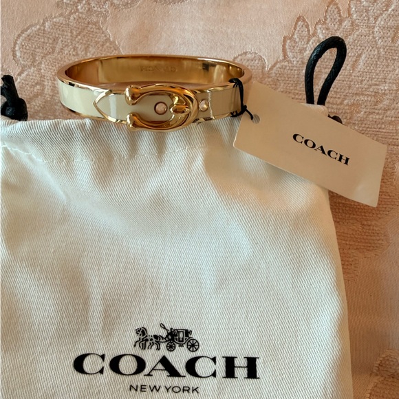 Coach Gold Horsebit Bangle Watch - Picture 5 of 6